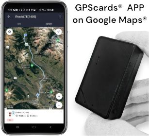 GPS Tracking Device Pinpoint Whereabouts For Hikers Hiking Activity