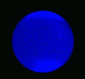 Led Golf Ball Flashing Ball Golf Supplies (Color: Blue)