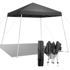 6X6ft Dark Gray Bevel, No Enclosure, Folding Shed, Oxford Cloth, Sprayed Iron Pipe, Portable (Option: Dark Gray)