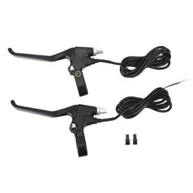 1 Pair Durable 2 Wires Left & Right E bike Bicycle Electric Brake Lever Replacement Parts (Option: as picture)