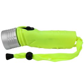 4 X AA Diving Aluminium Alloy Diving Flashlight LED Water Resistant Strong Light for Camping Exploring (Option: as picture)