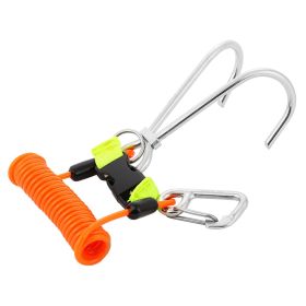 KEEP DIVING Stainless Steel Reef Hook Diving Safety Accessories (Blue) (Color: orange)