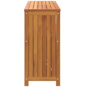 vidaXL Garden Console Table 110x35x75 cm Solid Wood Acacia (Option: as picture)