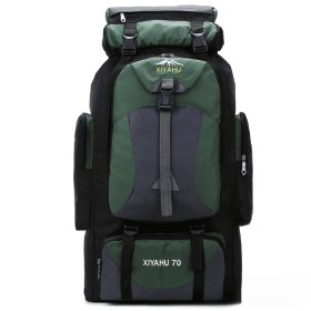 70L Hiking Camping Backpack, Hunting Climbing Backpack for Outdoor, Backpack Water Resistant, Tactical Backpack (Color: green)