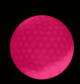 Led Golf Ball Flashing Ball Golf Supplies (Color: pink)